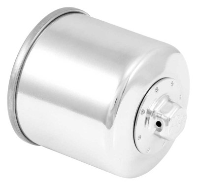 K&N Engineering Part KN-204C Chrome Canister Oil Filter for Yamaha and More