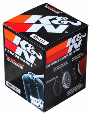 K&N Engineering KN-177 Premium Oil Filter for Powersports Vehicles