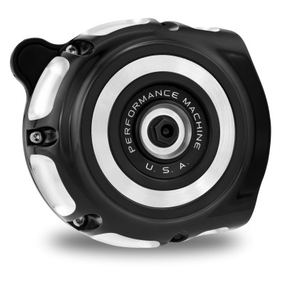 Performance Machine Vintage Air Cleaner - Contrast Cut for Harley Davidson Touring Models