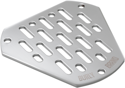 Burly Brand Hex Faceplate MX Chrome Air Cleaner Cover Part 0206-0181-CH