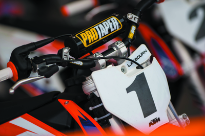 ProTaper KTM 50 Micro Bar - Powersports Handlebar with Reduced Diameter Grip for Youth Riders