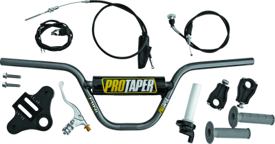 ProTaper Honda XR/CRF50 Pitbike Upgrade Kit with Handlebar, Grips, and Controls