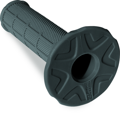 ProTaper 1/2 Waffle Grips - Medium Dark Gray for Powersports Vehicles