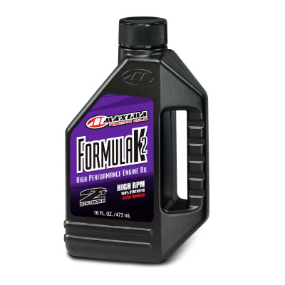 Maxima Formula K2 100% Synthetic Racing Premix 1 Liter for Two-Stroke Engines