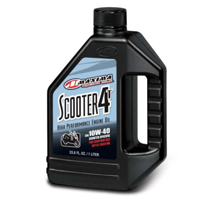 Maxima Scooter 4T 10W40 Engine Oil - 1 Quart for Powersports Engines