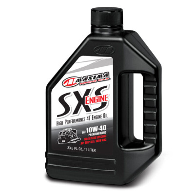 Maxima SXS Premium 4T 10W40 Mineral Engine Oil - 1L for Powersports Engines