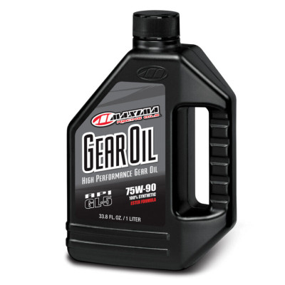 Maxima Full Synthetic 75W90 Gear Oil for Motorcycles and ATVs - Part #44901