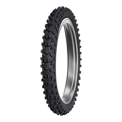 Dunlop Geomax MX34 front dirt bike tire 80 100 21 51M tube type intermediate track CRF250R YZ450F KX250 part 45273505 Mad Lads Moto