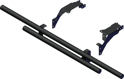 KFI Polaris Ranger XP 1000/Crew Double Tube Rear Bumper – Durable Powder Coated Steel Protection