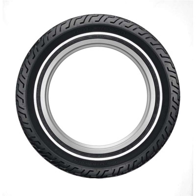Dunlop D402 co-branded Harley-Davidson motorcycle blackwall belted bias front tire size MT90B16 72H tubeless