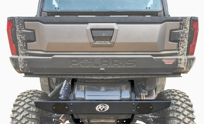 KFI Polaris Xpedition ADV/ 5/ XP Rear Bumper - Powder-Coated Black with Cut-Outs for 3-inch LED Lights