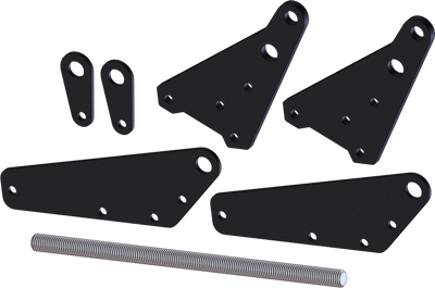 KFI Pro 2.0 Push Tube +4 in. Leveling Kit for UTVs - Part #106324