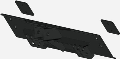 KFI 16+ Kawasaki Mule Pro DXT/DX/FRX/FXT/FX 1000 UTV Plow Mount with Front Receiver