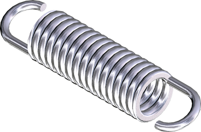 KFI 3/8 Inch Manual Lift Spring - Durable Powersports Suspension Component