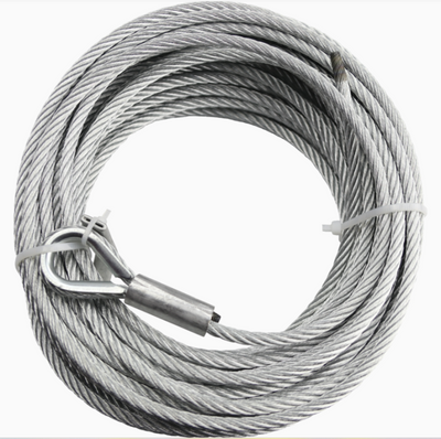 KFI U4500 Replacement Cable for 4000-5000 lbs Winches with 3.00 x 6.60 Inch Bolt Pattern