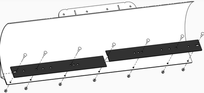 KFI Universal Wear Bar 48 inches for Powersports Vehicles