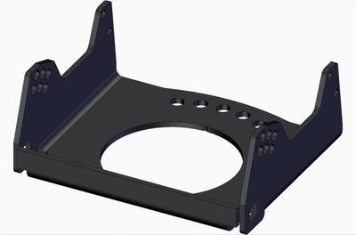KFI Replacement ATV Plow Cradle Part Number 105016-R for KFI ATV Push Tubes