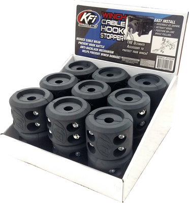 KFI Cable Hook Stopper Pack of 18 for ATV/UTV Winch Systems - Part Number BOX-SCHS