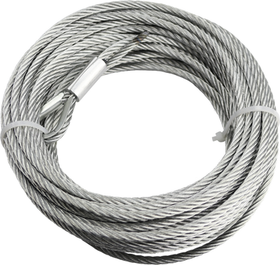 KFI Replacement 3/16 in. x 46 ft. Power Sports Winch Cable (Part #ATV-CBL-3K)