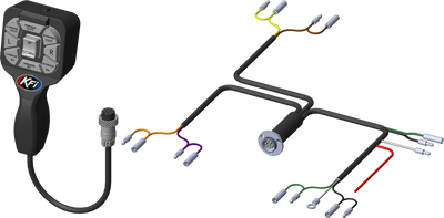 KFI Pro-V Plow Hand Remote Kit ACT-VHR-K for V-Plow System with Dual Dash Switches
