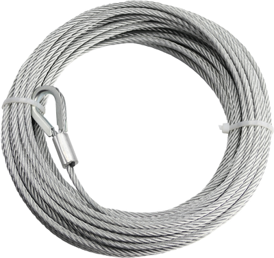 KFI 2K Winch Cable 5/32 inch x 49 feet for Standard Winches under 2000 lbs