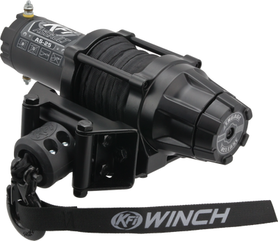 KFI Assault Series Winch 2500 lbs. with Synthetic Cable - Durable and Water-Resistant for ATV and Powersports Vehicles