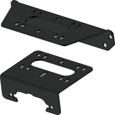 KFI 102170 Polaris Ranger XP/ Crew 18+ Winch Mount – Durable Powder-Coated Steel