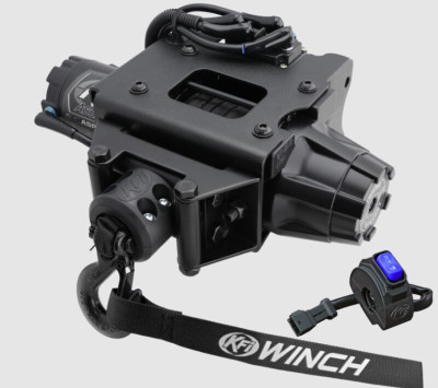 KFI Polaris ATV Plug-N-Play Winch 3500 lbs. with Synthetic Cable - Part ASP-35