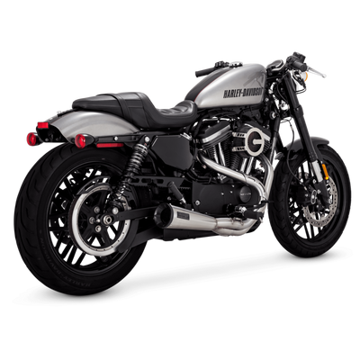 Vance & Hines HD Sportster 04-22 Stainless 2-into-1 Upsweep Exhaust with PCX Technology