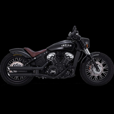 Vance & Hines Twin Slash 3" PCX Slip-On Exhaust for Indian Scout 2015-2020