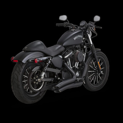Vance & Hines HD Sportster 14-22 Big Radius 2-2 Full System Exhaust with PCX Technology in Black