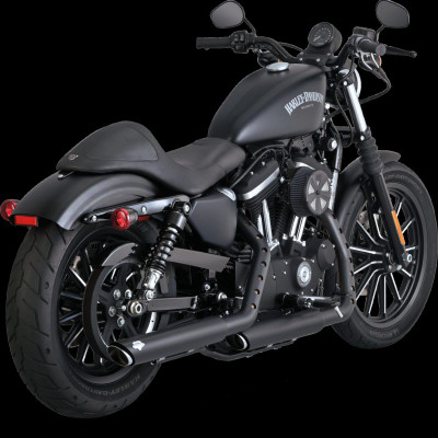 Vance & Hines Twin Slash 3-inch PCX Slip-On Exhaust for Harley Sportster 2014-2022