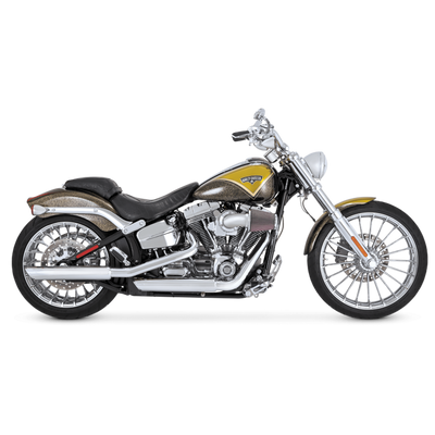 Vance & Hines HD Dyna 91-17 Twin Slash 3-Inch Slip-On Exhaust with PCX Technology
