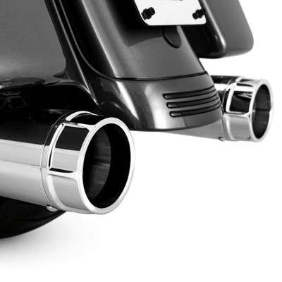 Vance & Hines HD Touring 95-16 Torquer 450 Chrome Slip-On Exhaust for Milwaukee-Eight® Engines