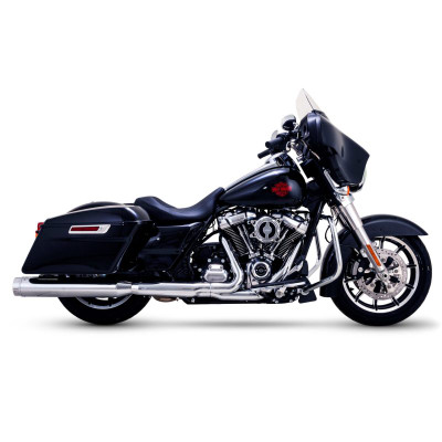 Vance & Hines HD Touring 95-16 Torquer 450 Chrome Slip-On Exhaust for Milwaukee-Eight® Engines