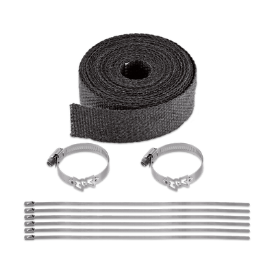Vance & Hines Header Wrap Kit - 25 ft. Fiberglass Header Wrap with Clamps and Stainless Steel Ties
