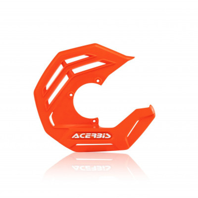 Acerbis X-Future Disc Cover for 16-inch Front Disc Brake - Orange