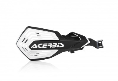Acerbis K-Future Handguard for GasGas, Husqvarna, KTM, Sherco - Black/White Part 2801971007