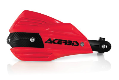 Acerbis X-Factor Handguard - Red with Black Logo for Extreme Enduro and Maxi-Enduro Riding