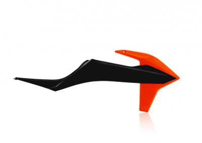 Acerbis KTM 125-500 SX/SX-F/XC-F/XC/XCF-W/XC-W/EXC/EXC-F Rad Shroud - Original Design in Orange/Black
