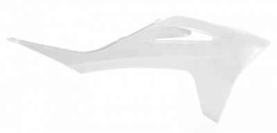 Acerbis GasGas MC125-450F and EC250-350F Radiator Shroud - White, Part Number 2872730002