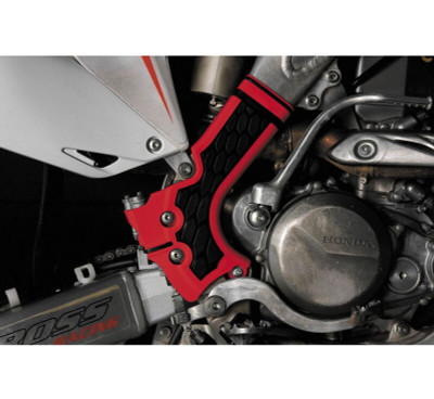 Acerbis 13-17 Honda CRF250R / CRF450R Frame Guard X Grip - Red and Black