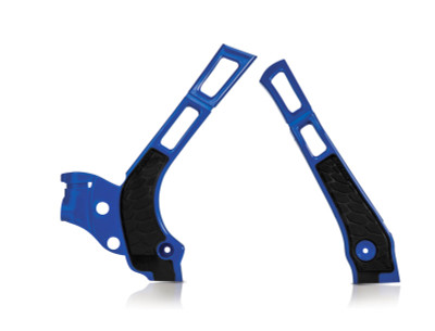 Acerbis 21-24 Fantic XE/XX and 05-24 Yamaha YZ125/250 Frame Guard with Grip – Blue and Black