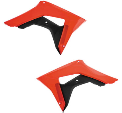 Acerbis Honda CRF250R/CRF450R/CRF450R-S Radiator Shroud in Red and Black – Part 2630661018
