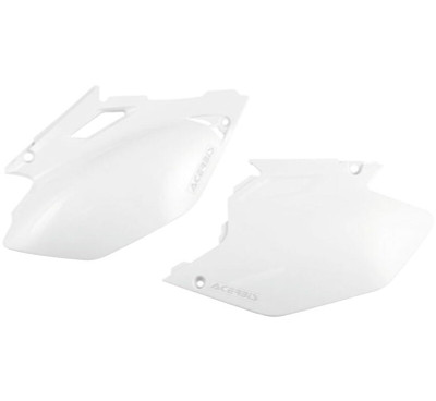Acerbis White Side Panels for Yamaha WR250F/450F (2004-2006) – Durable Injection-Molded PowerSports Replacement
