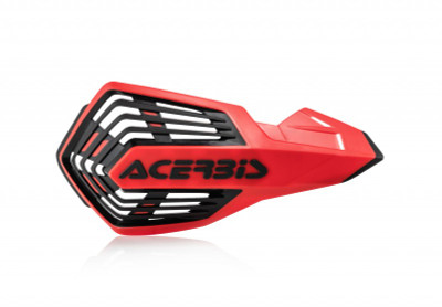 Acerbis X-Force Handguard - Red and Black for Powersports Vehicles