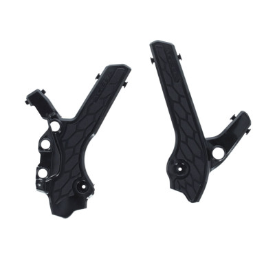 Acerbis 00+ Suzuki DRZ400E/S/SM Frame Guards - X-Grip in Black