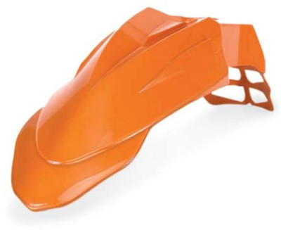 Acerbis KTM Supermotard Front Fender - Orange for Supermoto and Custom Bikes