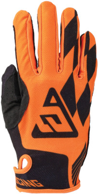 Answer Ascent Prix Youth Gloves - Hyper Orange and Black, Size XS