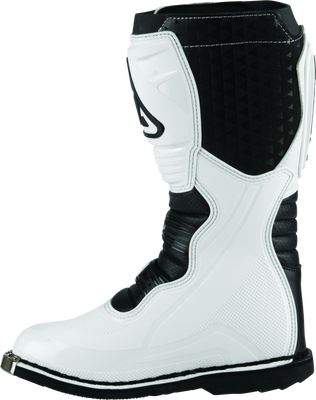 Answer AR1 Motocross Boots Black/White Size 7 – Durable and Lightweight Off-Road Footwear